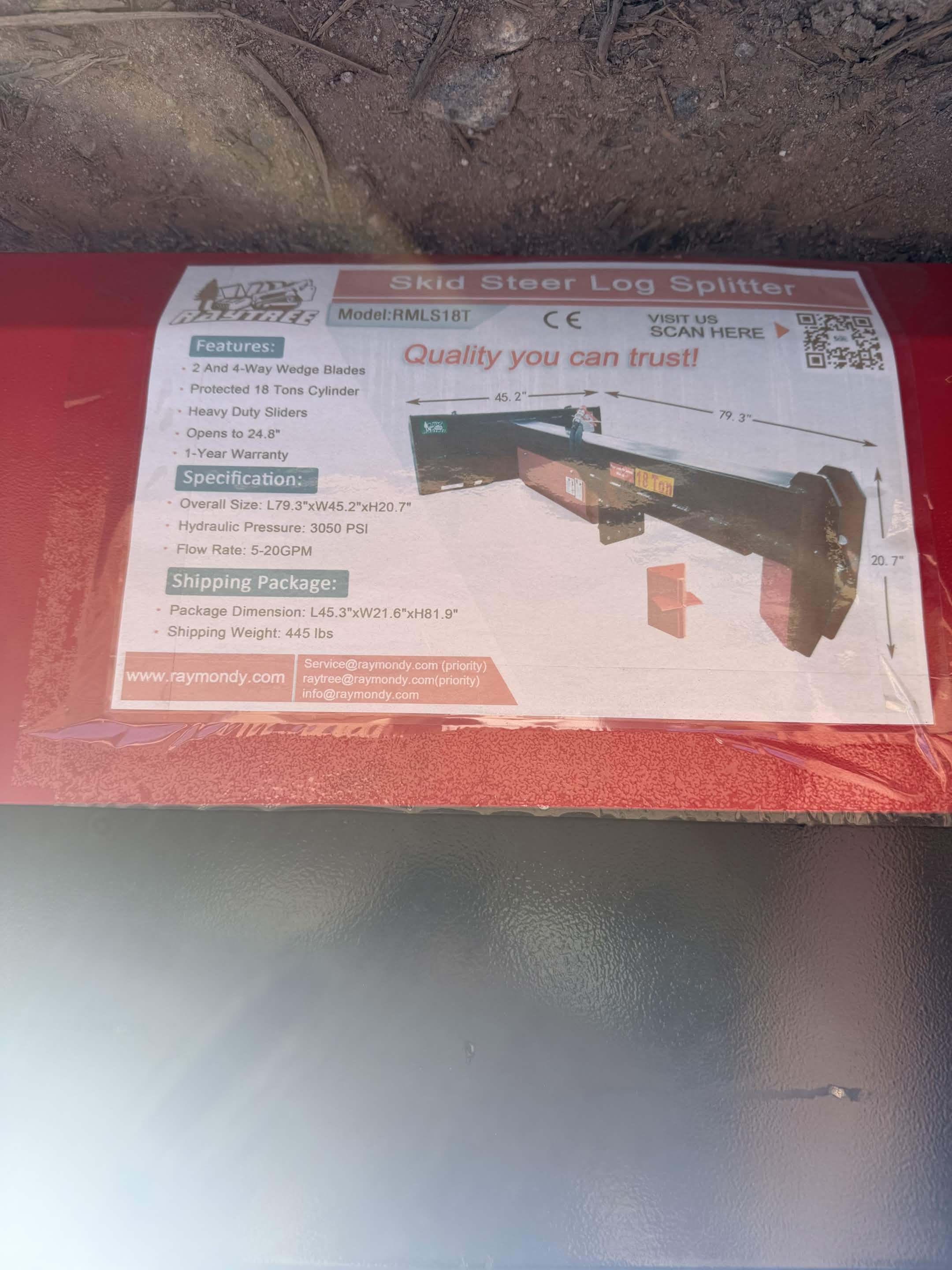 Skid Steer Log Splitter thumbnail 3